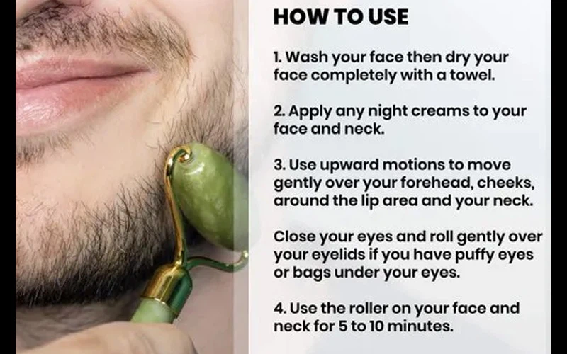 how to jade roll your face and neck how to jade roll your face and neck