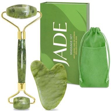 Анти старение лицевой ролик и инструмент для лица Gua Sha