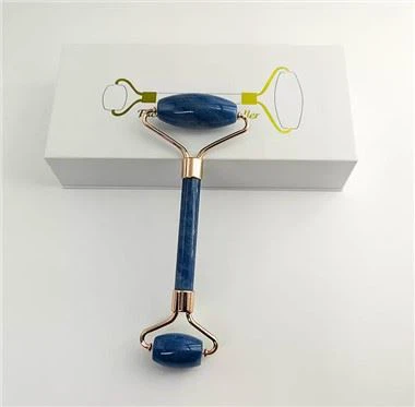 Синий авантюриновый ролик с коробкой